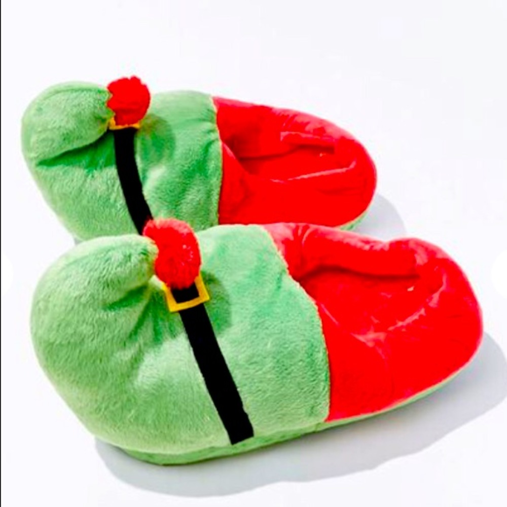 🎄Plush Elf Slippers